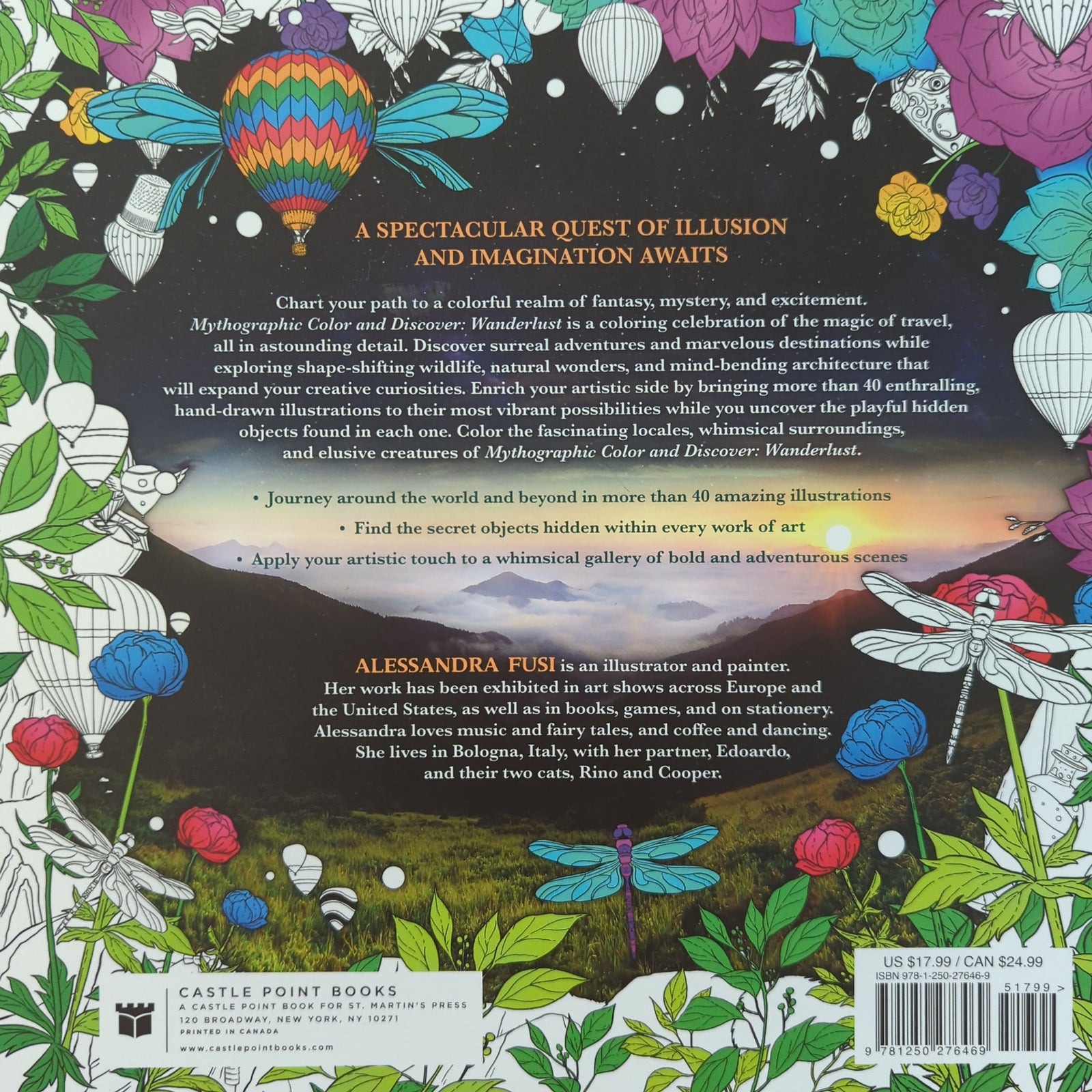 Wanderlust Coloring Book