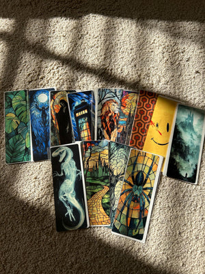 Beauty and the Beast Rose Bookmark