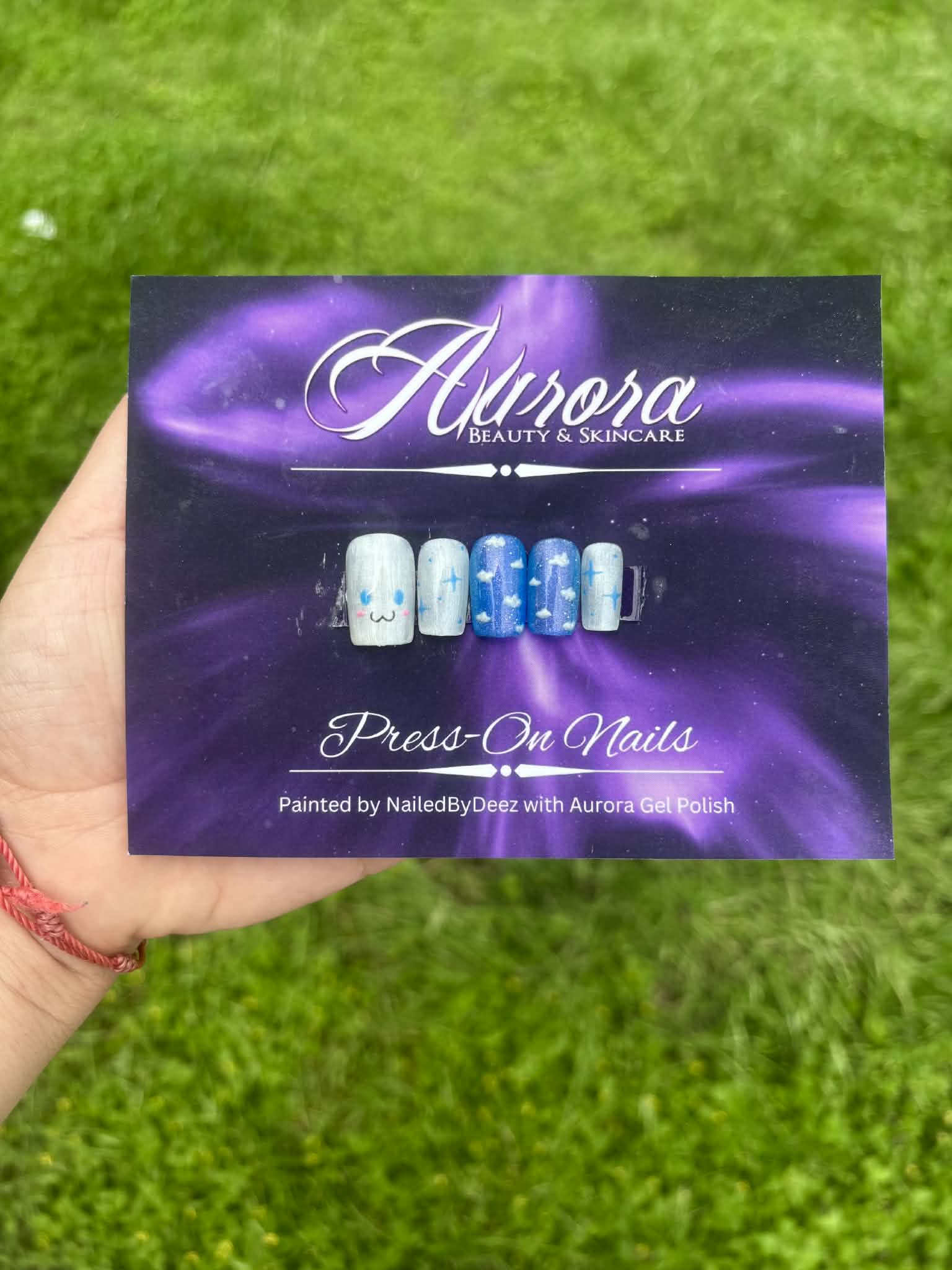 Cloud Critter Press-On Nails