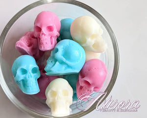 Bag of Tiny Skull Soaps - Set of 2 - Custom