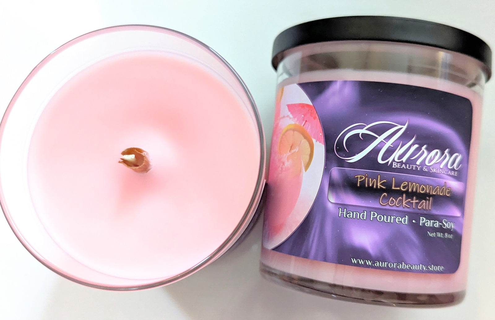 Pink Lemonade Cocktail Candle