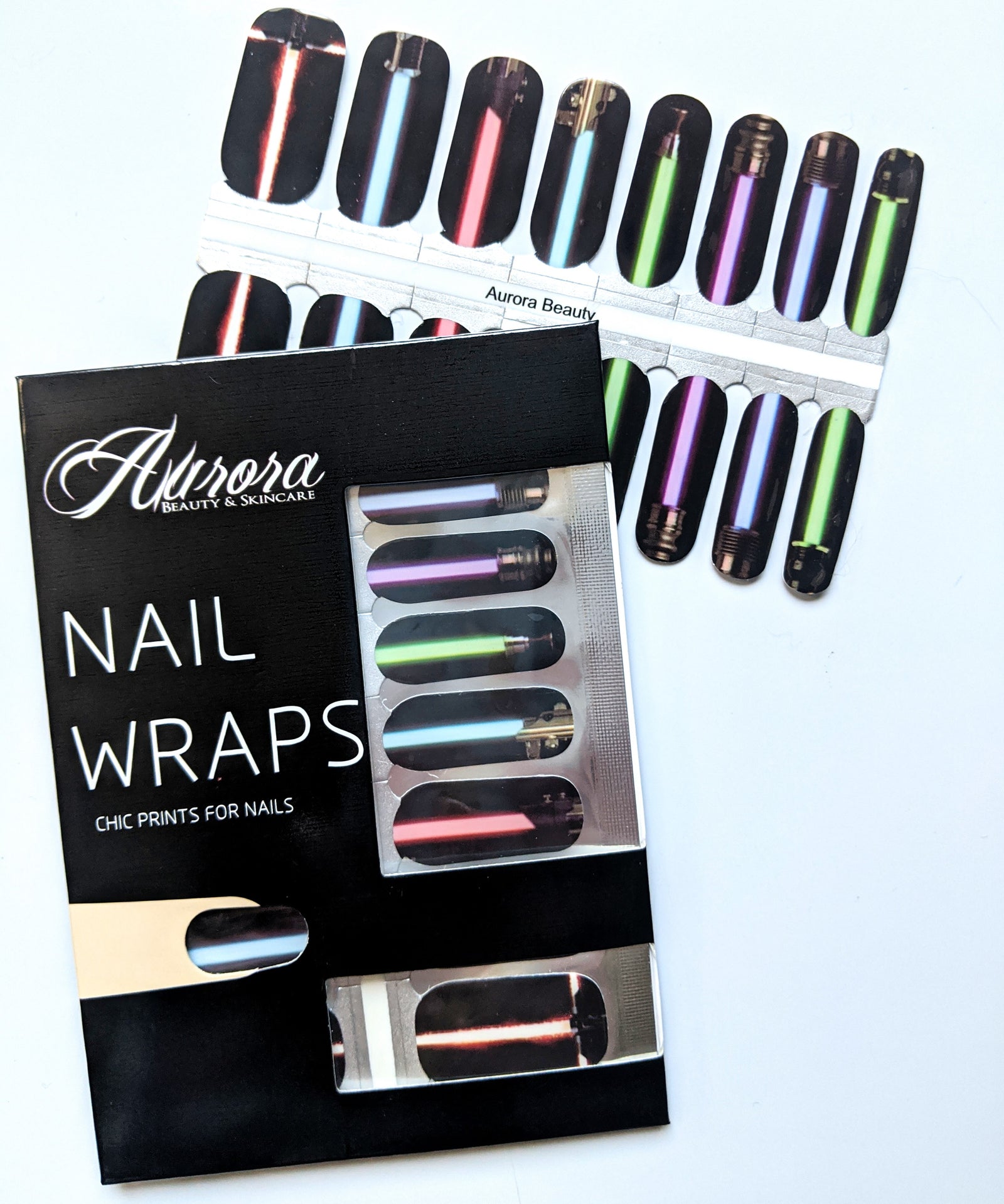 Envolturas de uñas de sable