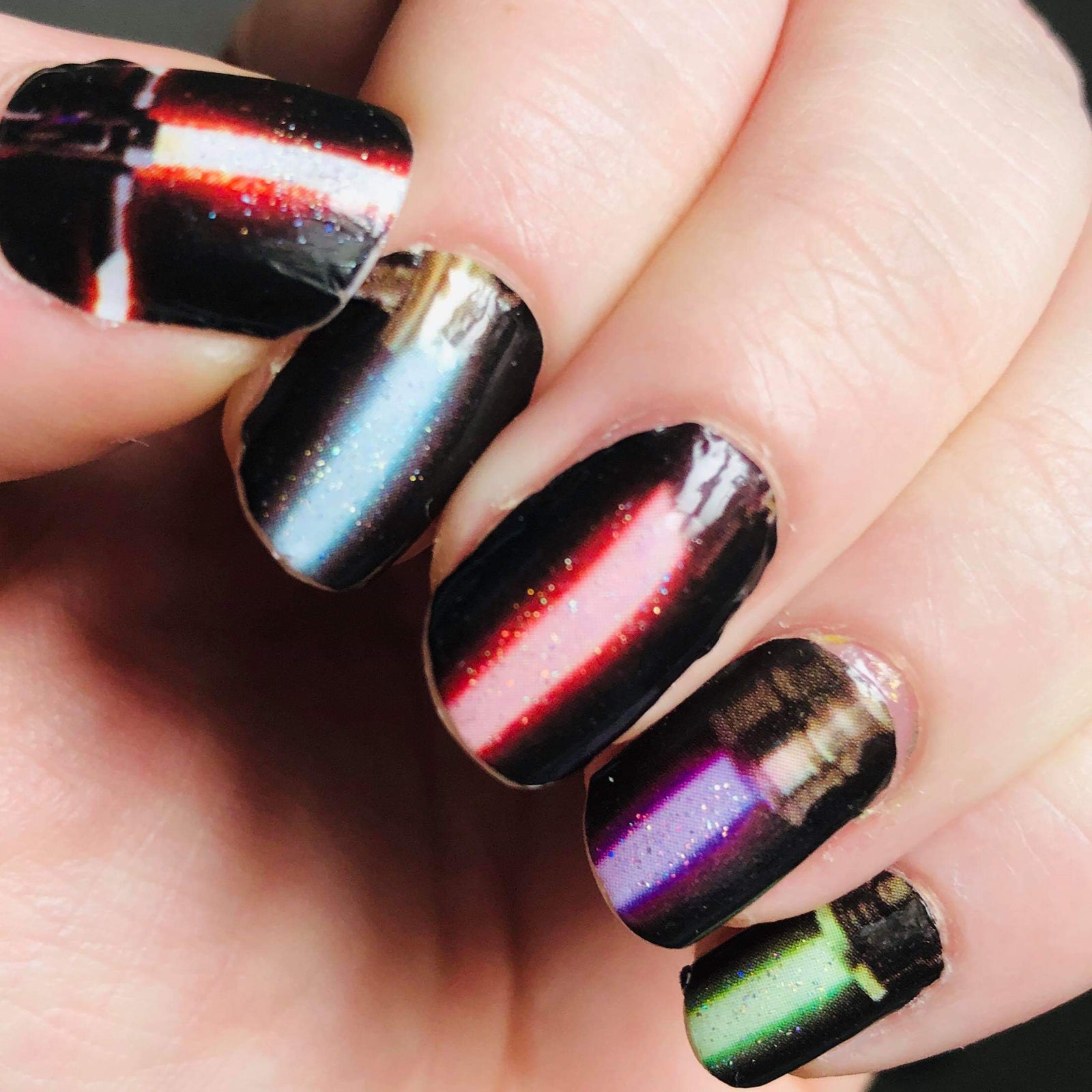 Envolturas de uñas de sable